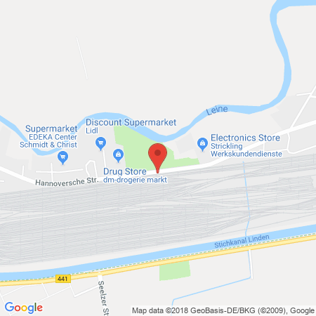 Position der Autogas-Tankstelle: Star Tankstelle in 30926, Seelze