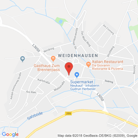 Standort der Autogas Tankstelle: Autohaus Herrmann / Autogastankstelle in 35075, Gladenbach-Weidenhausen