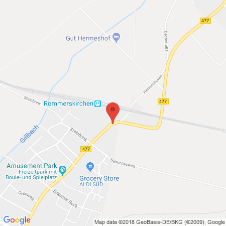 Position der Autogas-Tankstelle: Reifen Schuster in 41569, Rommerskirchen