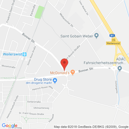 Position der Autogas-Tankstelle: RuLa Autogas / Tankstelle Weilerswist in 53919, Weilerswist