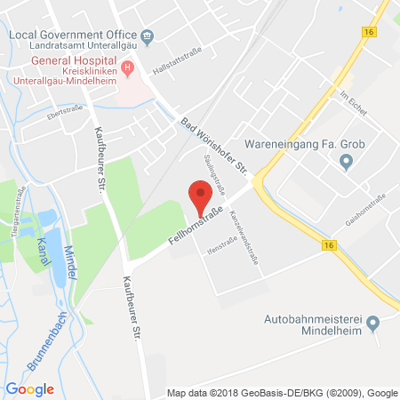 Standort der Autogas Tankstelle: DCS AutoGas Systeme GmbH in 87719, Mindelheim