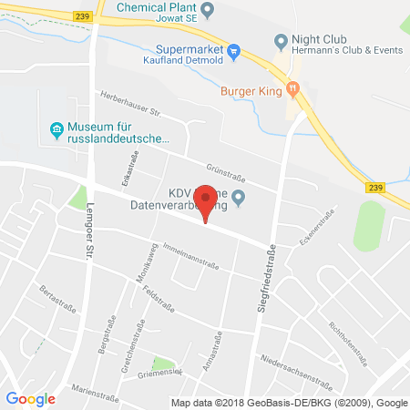 Standort der Autogas Tankstelle: Handelshof Kanne Tankstelle in 32756, Detmold