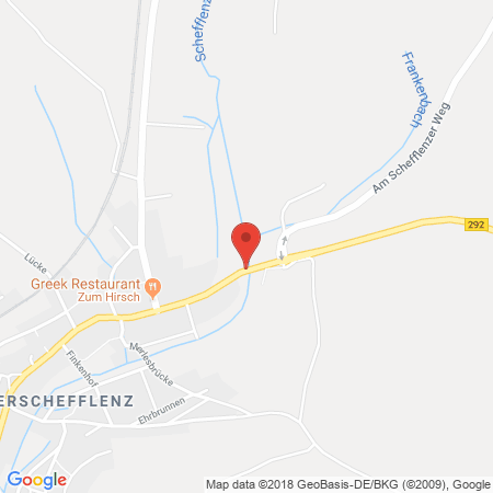 Position der Autogas-Tankstelle: Auto Service Kirchknopf in 74850, Schefflenz