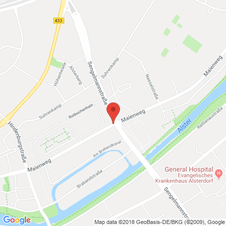 Standort der Autogas Tankstelle: SB - Tankstelle JOM GbR in 22297, Hamburg