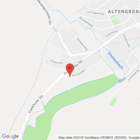 Standort der Autogas Tankstelle: Mineralölhandel Ommert in 36391, Sinntal-Altengronau