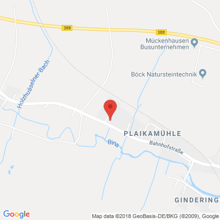 Position der Autogas-Tankstelle: Autohaus Monteleone in 84140, Gangkofen