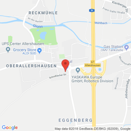 Position der Autogas-Tankstelle: ARAL Tankstelle (LPG der Aral AG) in 85391, Allershausen