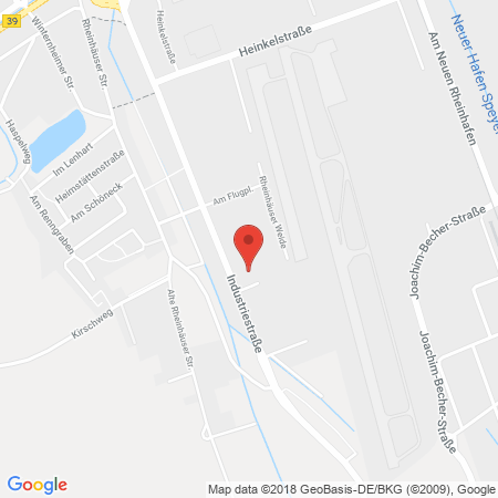 Position der Autogas-Tankstelle: Stadtwerke Speyer GmbH in 67346, Speyer