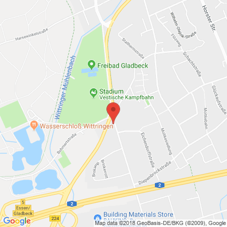 Standort der Autogas Tankstelle: Raiffeisen Tankstelle in 45968, Gladbeck