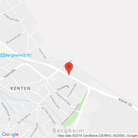 Position der Autogas-Tankstelle: STAR Tankstelle in 50126, Bergheim