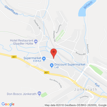 Standort der Autogas Tankstelle: Unternehmensgruppe Erich Rupp in 54584, Jünkerath