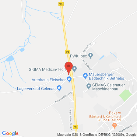 Standort der Autogas Tankstelle: VW-Autohaus Fleischer in 09423, Gelenau