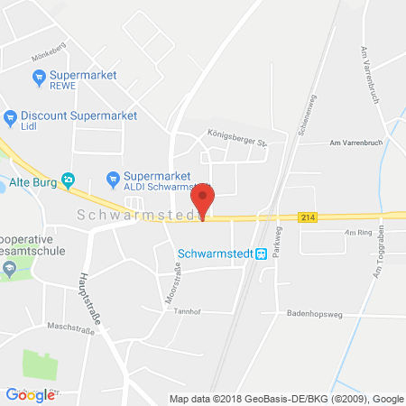 Position der Autogas-Tankstelle: HEM Tankstelle in 29690, Schwarmstedt