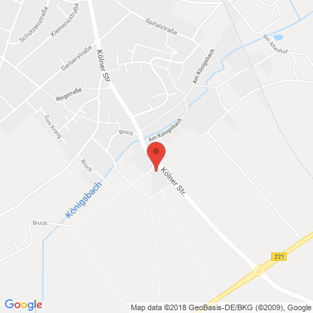 Position der Autogas-Tankstelle: ARAL Tankstelle in 41334, Nettetal-Kaldenkirchen