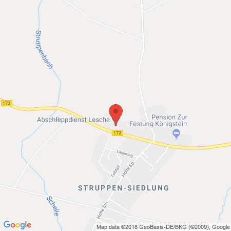 Standort der Autogas Tankstelle: Abschleppdienst Lesche GbR in 01796, Struppen