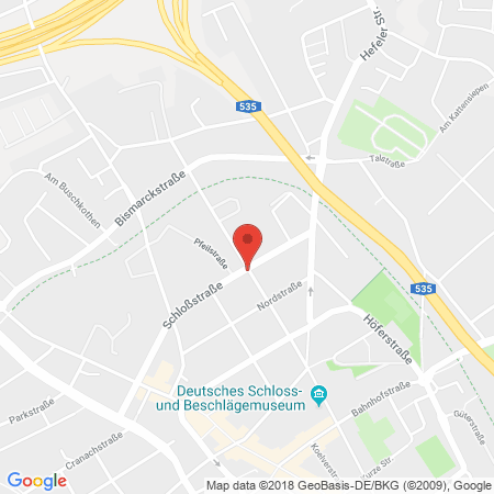 Position der Autogas-Tankstelle: Bosch-Service Thon in 42551, Velbert