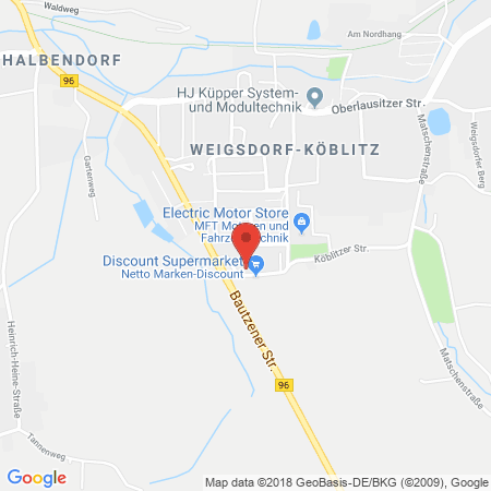 Position der Autogas-Tankstelle: Autohaus Raffe GmbH in 02733, Cunewalde