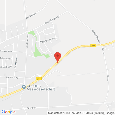 Position der Autogas-Tankstelle: Shell Station in 49577, Ankum