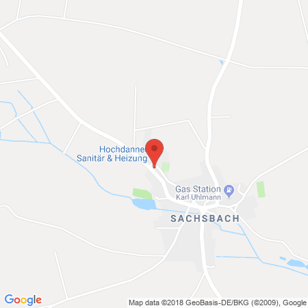 Standort der Autogas Tankstelle: Hochdanner Sanitär- und Heizungs GmbH (Tankautomat) in 91572, Bechhofen-Sachsbach