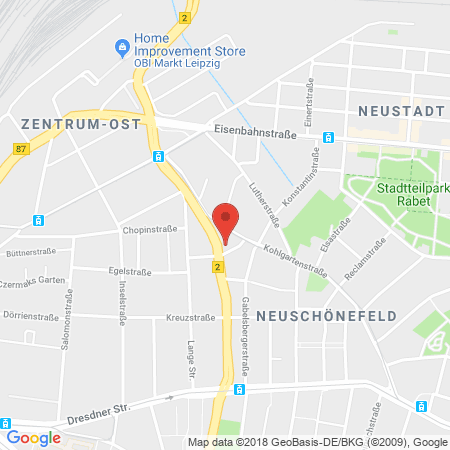 Standort der Autogas Tankstelle: Total Station in 04103, Leipzig