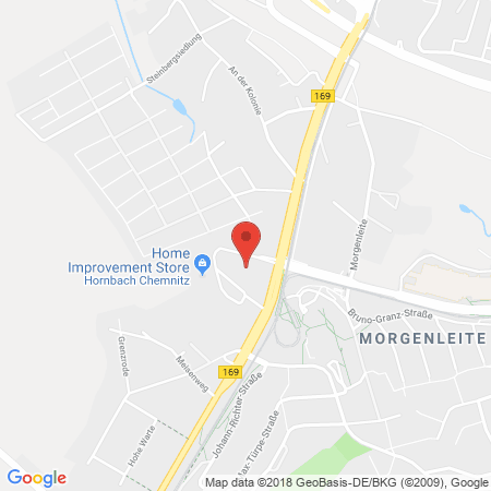 Standort der Autogas Tankstelle: Total Tankstelle in 09122, Chemnitz