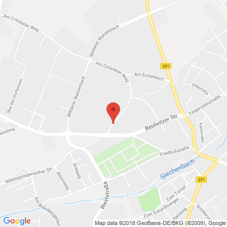 Position der Autogas-Tankstelle: Rudolph Automobile in 07318, Saalfeld