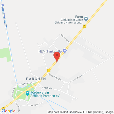 Standort der Autogas Tankstelle: HEM-Tankstelle in 39307, Parchen