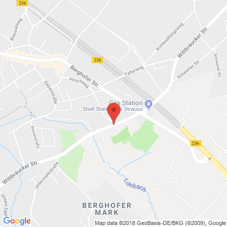Position der Autogas-Tankstelle: SHELL Tankstelle in 44269, Dortmund