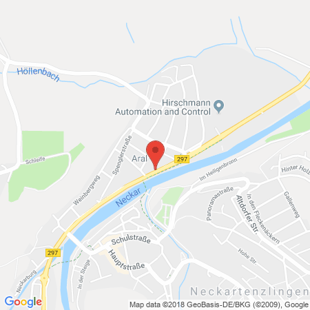 Standort der Autogas Tankstelle: Aral Station Wezel in 72654, Neckartenzlingen