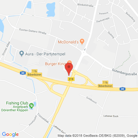 Standort der Autogas Tankstelle: Total-Tankstelle in 49479, Ibbenbüren