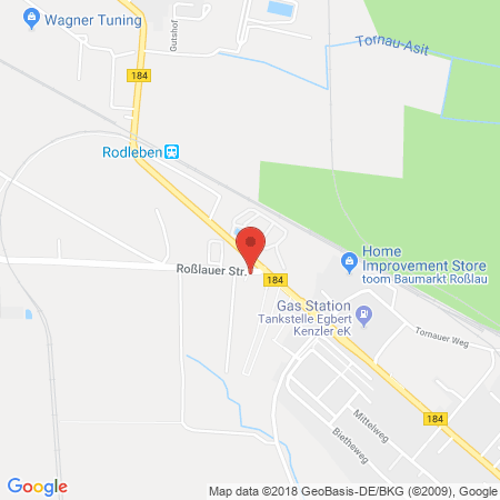 Position der Autogas-Tankstelle: Autopark Roßlau in 06862, Rodleben
