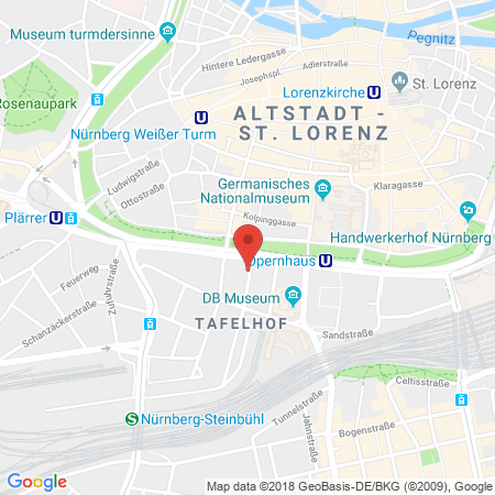 Standort der Autogas Tankstelle: AVIA Tankstelle in 90443, Nürnberg