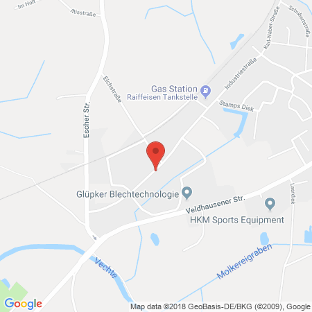 Standort der Autogas Tankstelle: RWG Veldhausen (Tankautomat) in 49828, Neuenhaus-Veldhausen