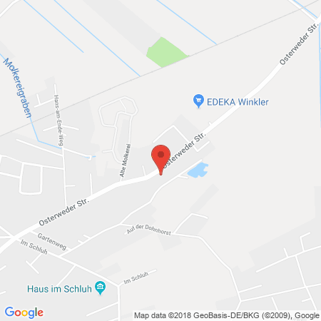 Position der Autogas-Tankstelle: Autohaus Viohl in 27726, Worpswede