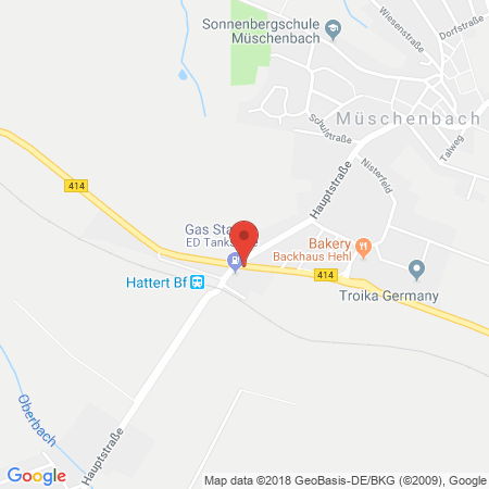 Standort der Autogas Tankstelle: ED - Tankstelle Müschenbach in 57629, Müschenbach