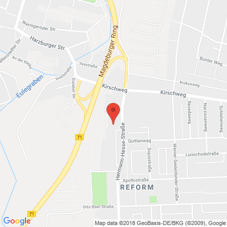 Standort der Autogas Tankstelle: Total Tankstelle in 39118, Magdeburg