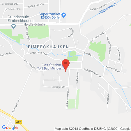 Standort der Autogas Tankstelle: TAS Tankstelle in 31848, Bad Münder-Eimbackhausen