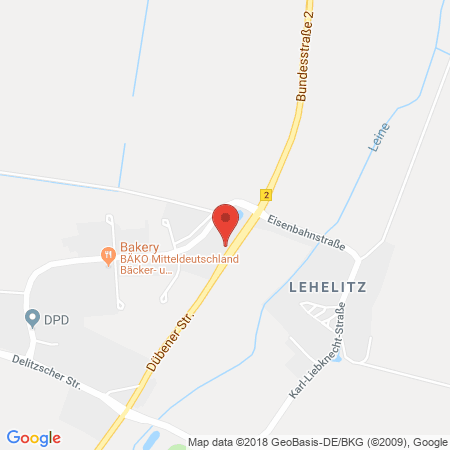 Position der Autogas-Tankstelle: Shell Station: Reinwald Tankstellen GmbH in 04509, Lehelitz-Krostitz