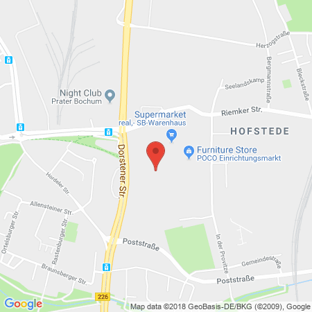 Standort der Autogas Tankstelle: B&S Petroleum GbR Markus Barbett in 44809, Bochum