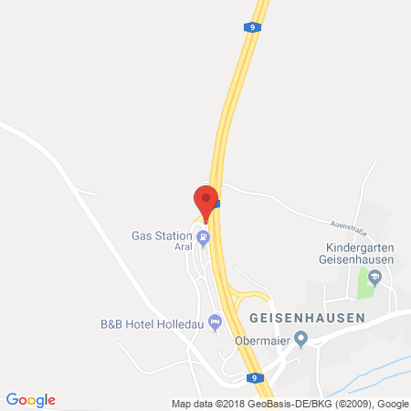 Position der Autogas-Tankstelle: ARAL Tankstelle (LPG der Aral AG) in 85301, Geisenhausen