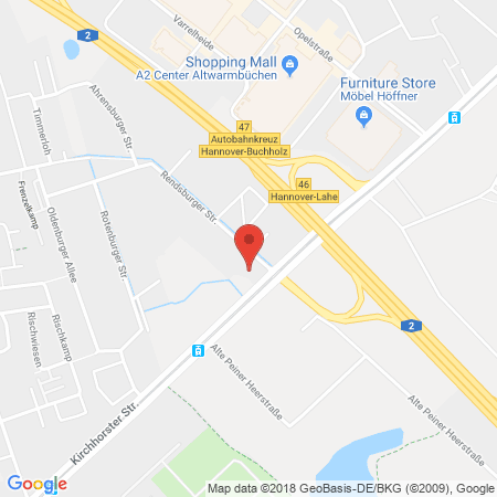 Standort der Autogas Tankstelle: Tamoil-Tankstelle in 30659, Hannover-Lahe