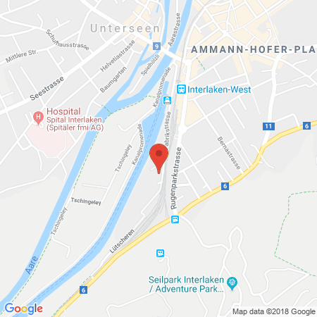 Standort der Autogas Tankstelle: Industrielle Betriebe Interlaken IBI in 3800, Interlaken