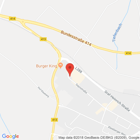 Position der Autogas-Tankstelle: Aral Tankstelle in 57627, Hachenburg