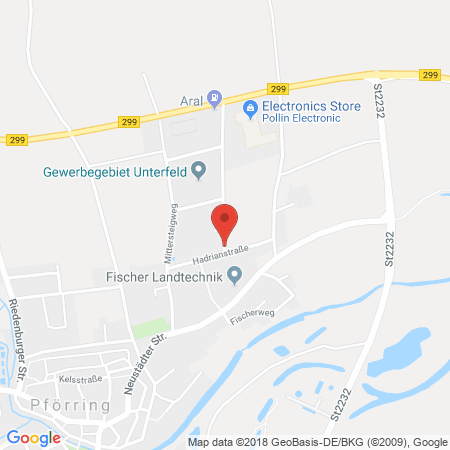 Standort der Autogas Tankstelle: Auto Busch in 85104, Pförring