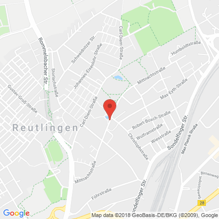 Standort der Autogas Tankstelle: Hagel und Pech Kfz Umwelttechnik & Service GmbH in 72760, Reutlingen