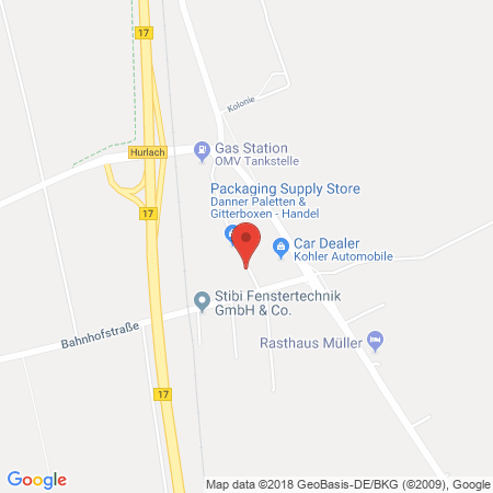 Standort der Autogas Tankstelle: OMV Hurlach Herr Kücük in 86857, Hurlach