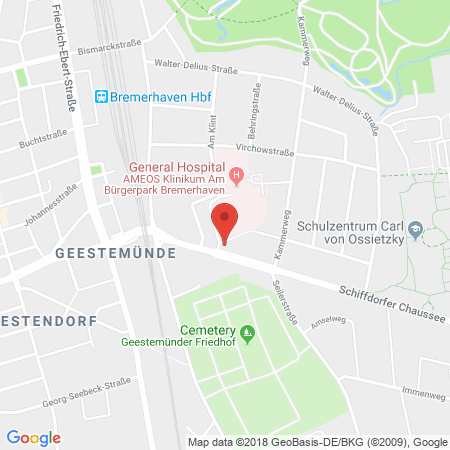 Position der Autogas-Tankstelle: Autofit-Carsch in 27574, Bremerhaven