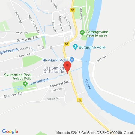Standort der Autogas Tankstelle: Q1 in 37647, Polle