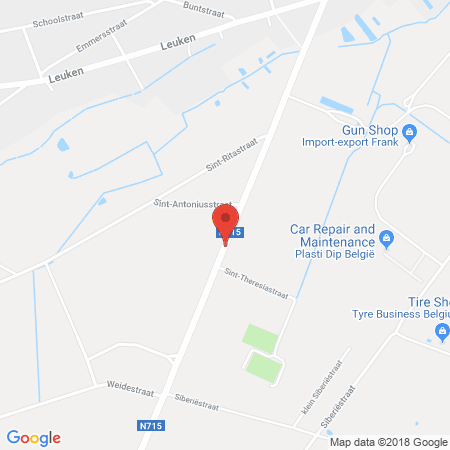 Position der Autogas-Tankstelle: Gulf in 3920, Lommel