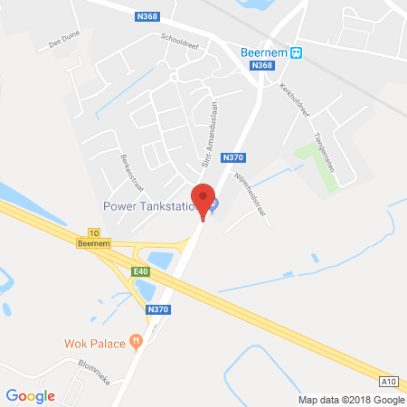 Standort der Autogas Tankstelle: Power in 8730, Beernem